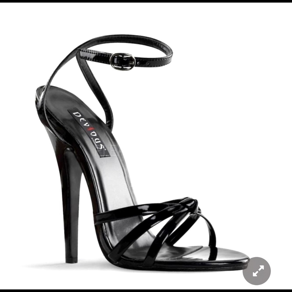 Strappy, sexy, stiletto sandal.